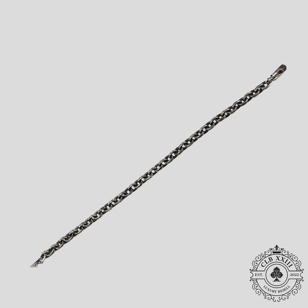 Chrome Hearts Paper Chain Bracelet in Silver