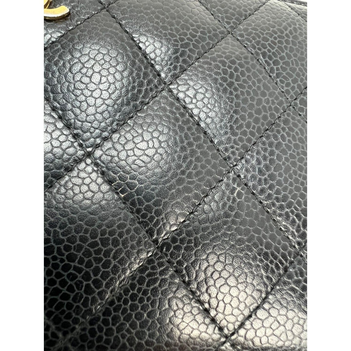 Chanel Caviar Quilted large gusset black wallet – STORE 7994
