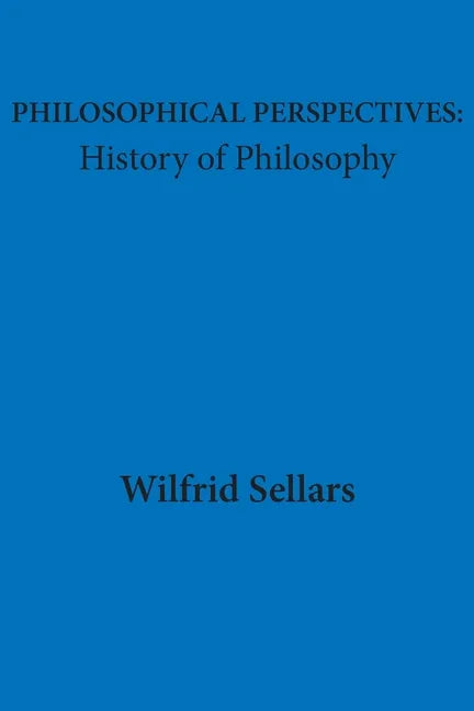 Philosophical Perspectives: History of Philosophy - Paperback