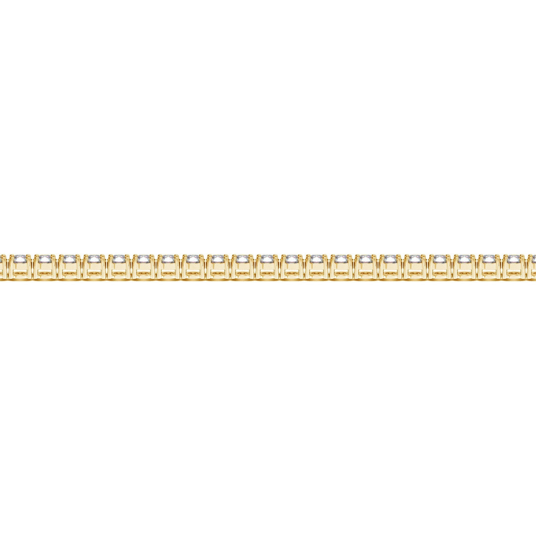 Lab Grown Round Diamond Tennis Bracelet in 14k Yellow Gold (3 cctw F/G  VS2/SI1)