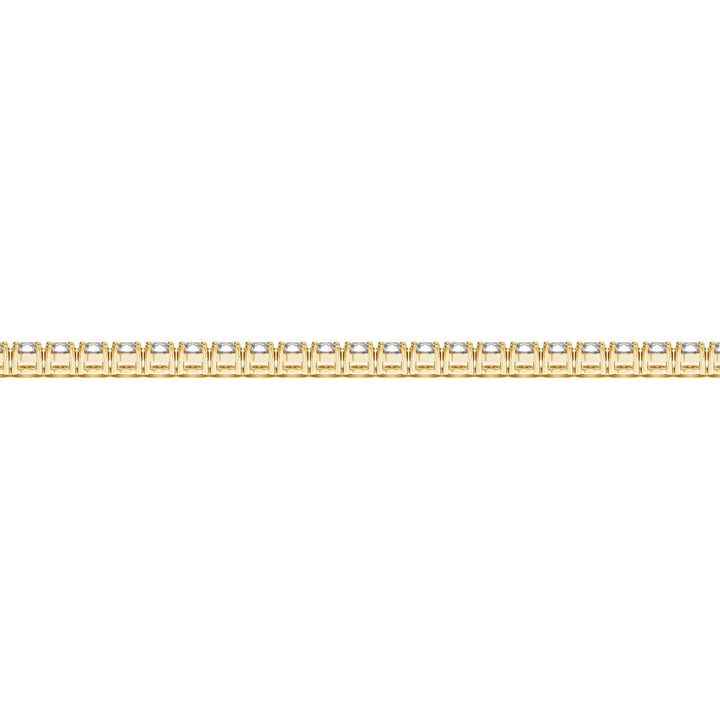 Lab Grown Round Diamond Tennis Bracelet in 14k Yellow Gold (3 cctw F/G  VS2/SI1)