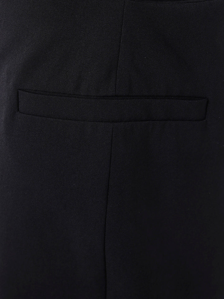 Jean Paul Gaultier Women Long Backless Dress With Belt On The Back