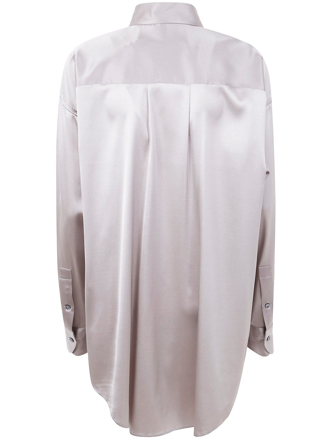 Tom Ford Women Stretch Silk Satin Relaxed Fit Shirt