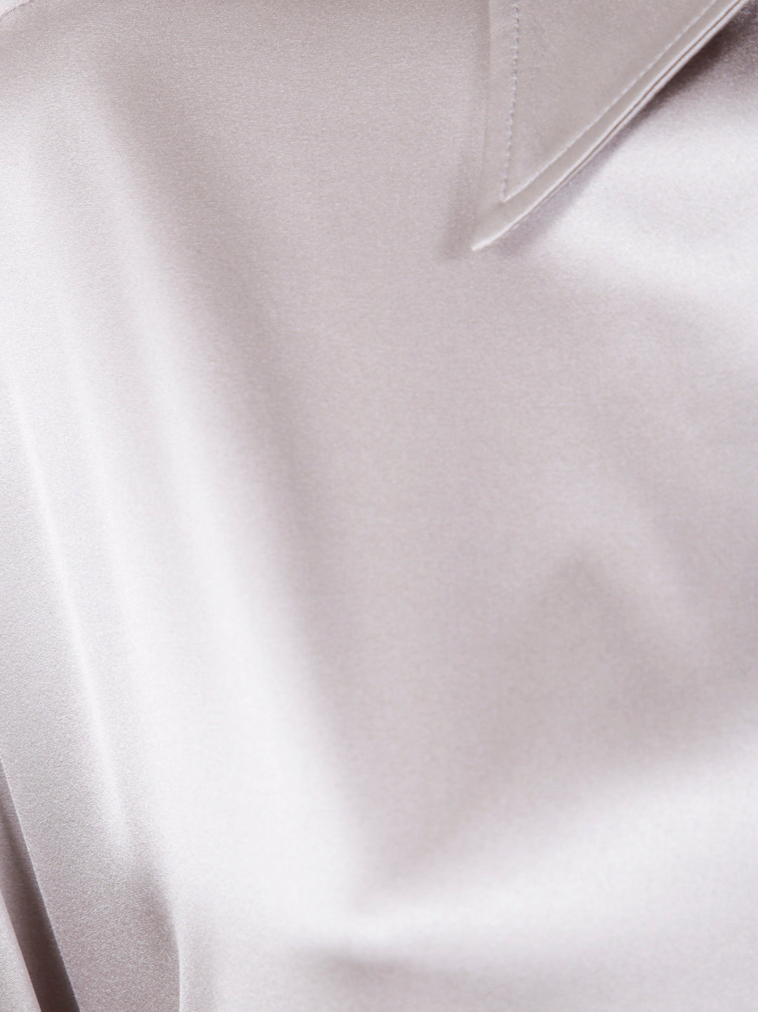 Tom Ford Women Stretch Silk Satin Relaxed Fit Shirt