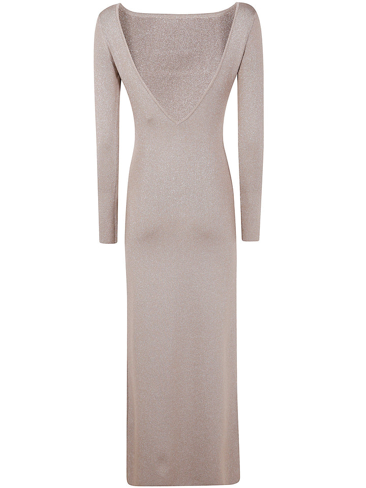 Max Mara Pianoforte Women Knit Lurex Dress "Bracco"