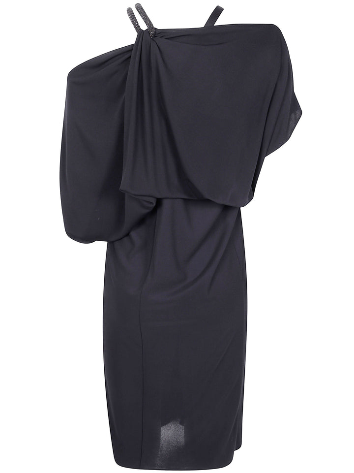 Tom Ford Women Chain Stones Embroidery On Crepe Jersey Cocktail Dress