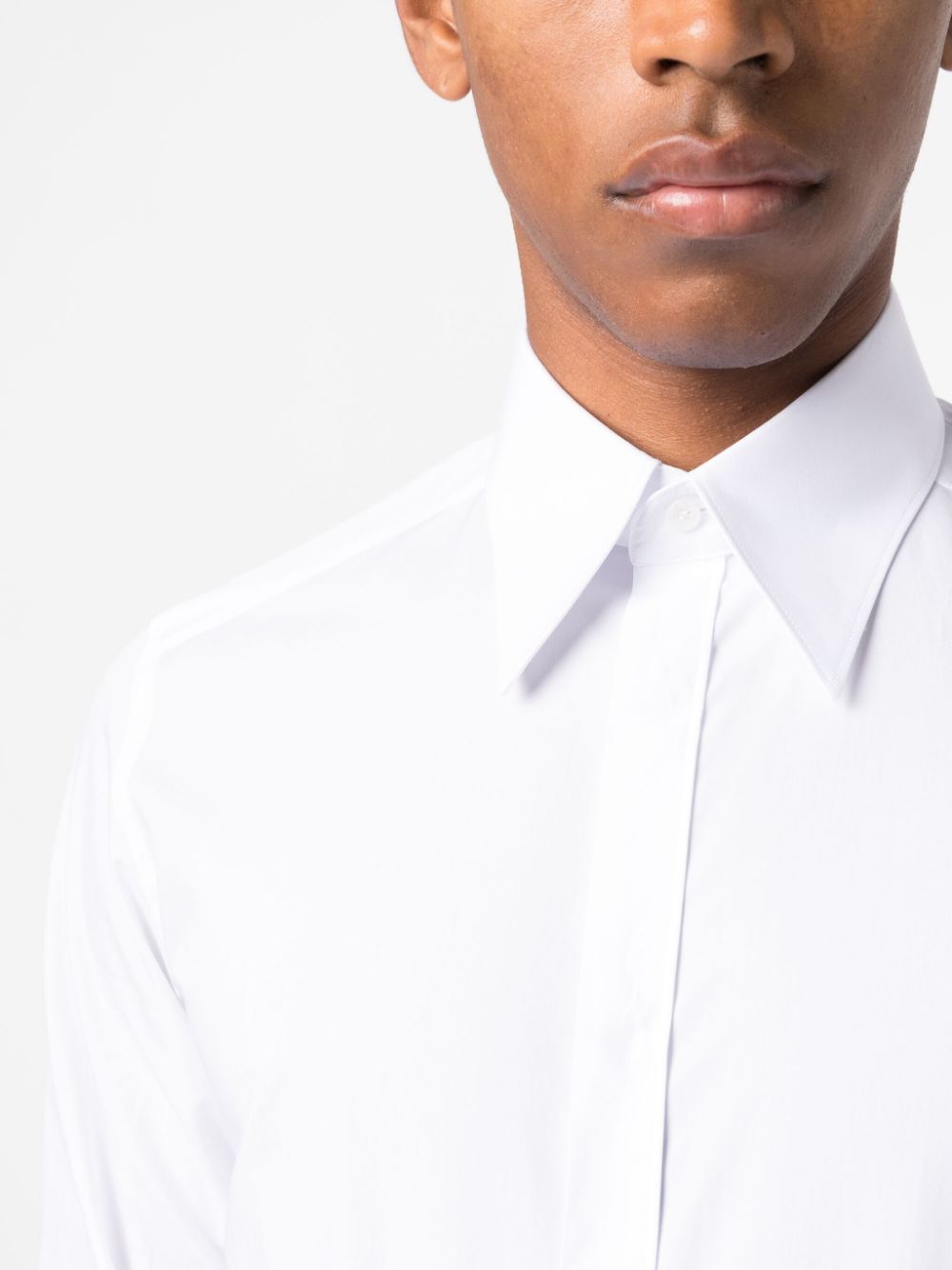 Dolce & Gabbana Men Regular Fit Cotton Shirt