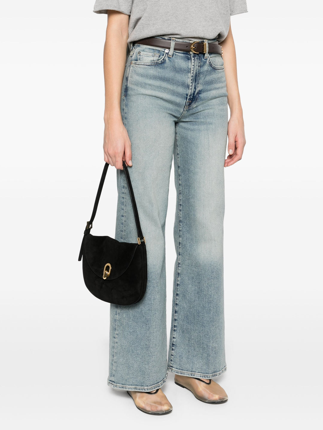 Savette Women Small Tondo Hobo In Suede Bag