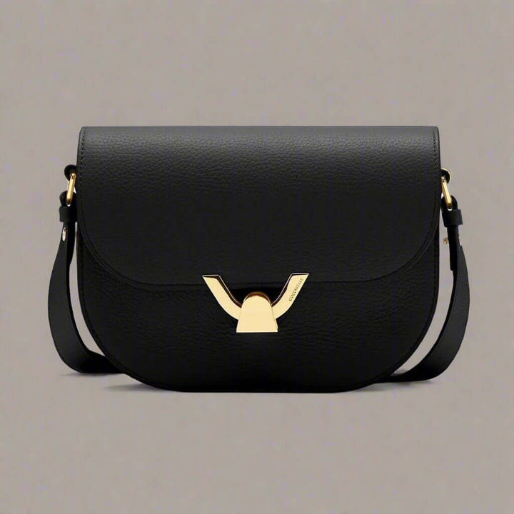 Coccinelle women's black leather Crossbody Bags