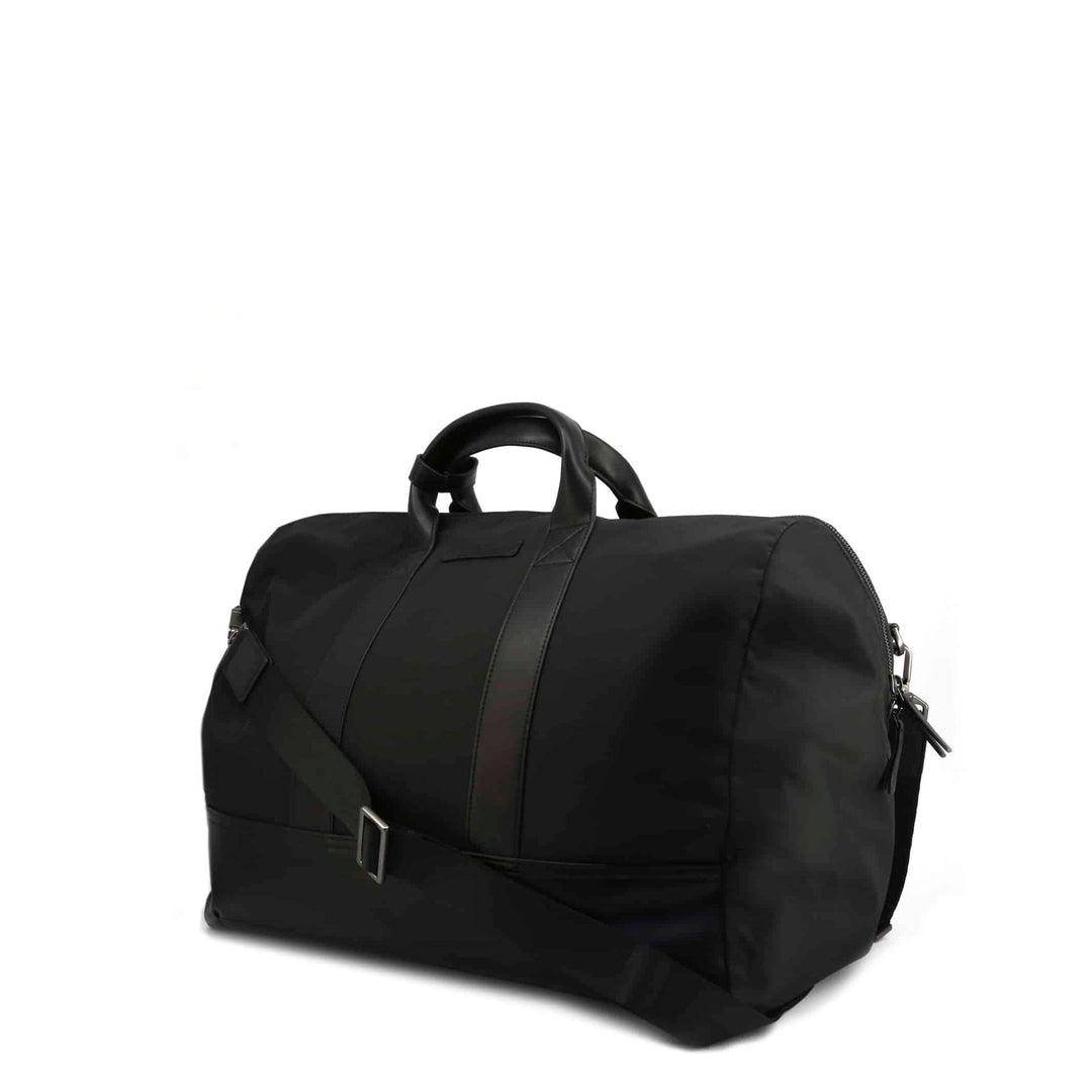 Emporio Armani men's black synthetic Travel bags