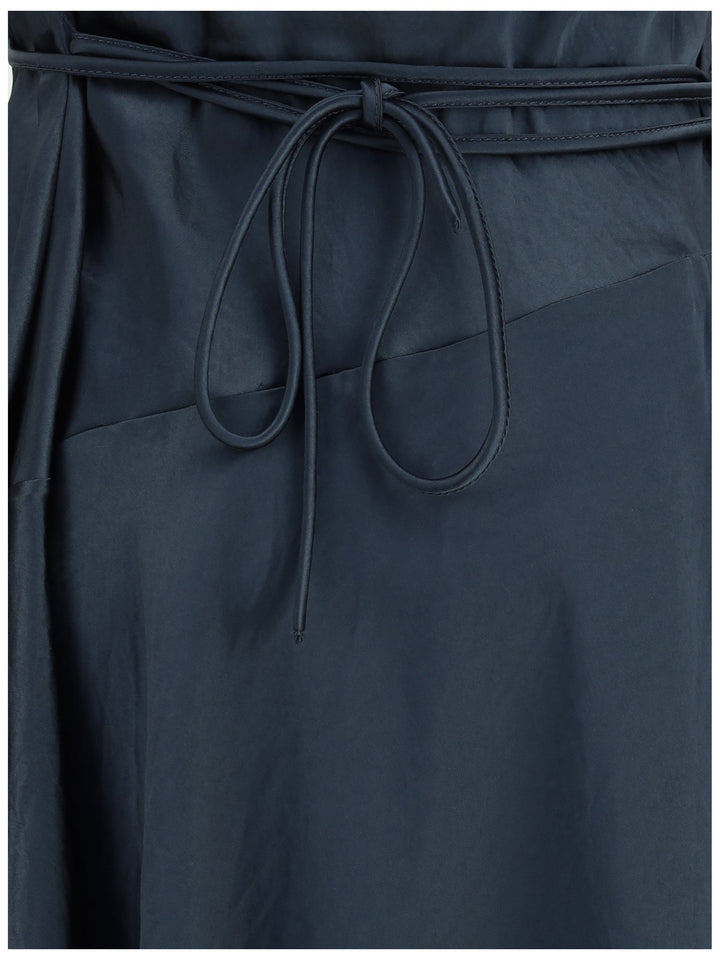 Acne Studios Women Asymmetric Silk Dress