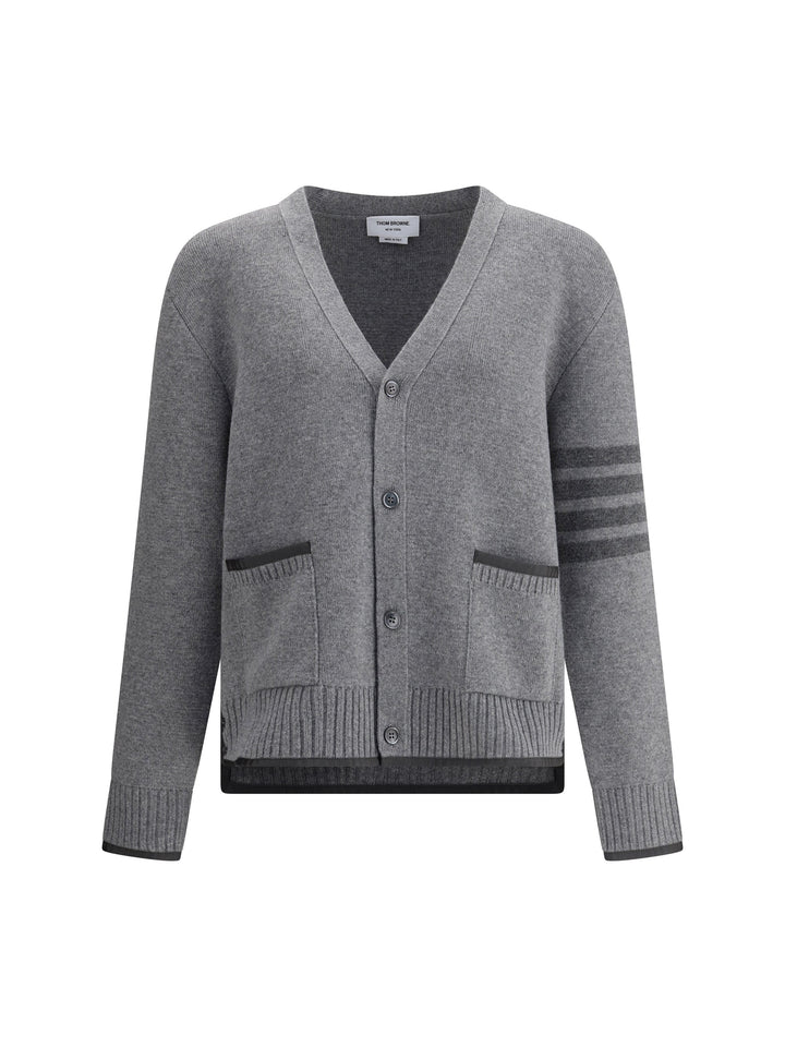 Thom Browne Men Merino Wool Cardigan