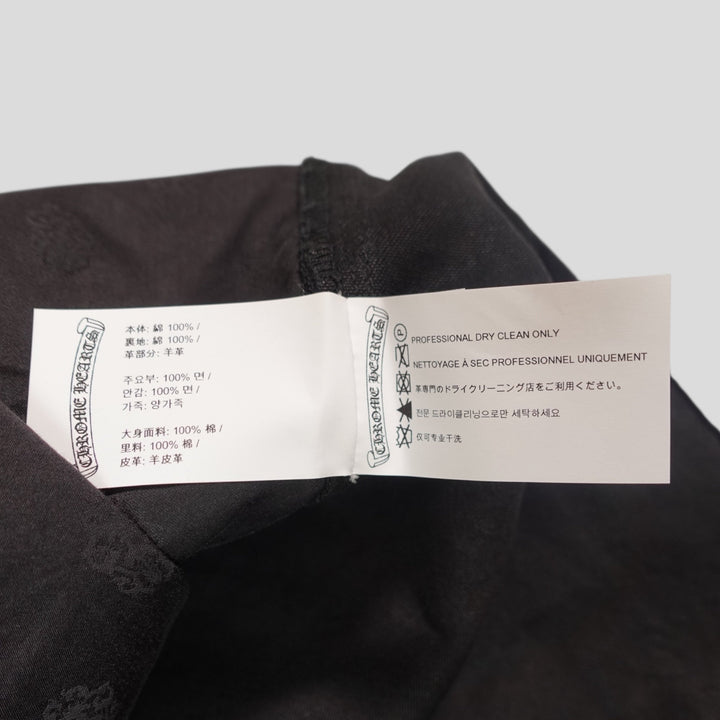 Chrome Hearts 13 Cross Patch Carpenter Shorts in Black