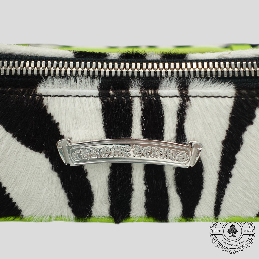 Chrome Hearts Jewelry Case in Zebra / Green