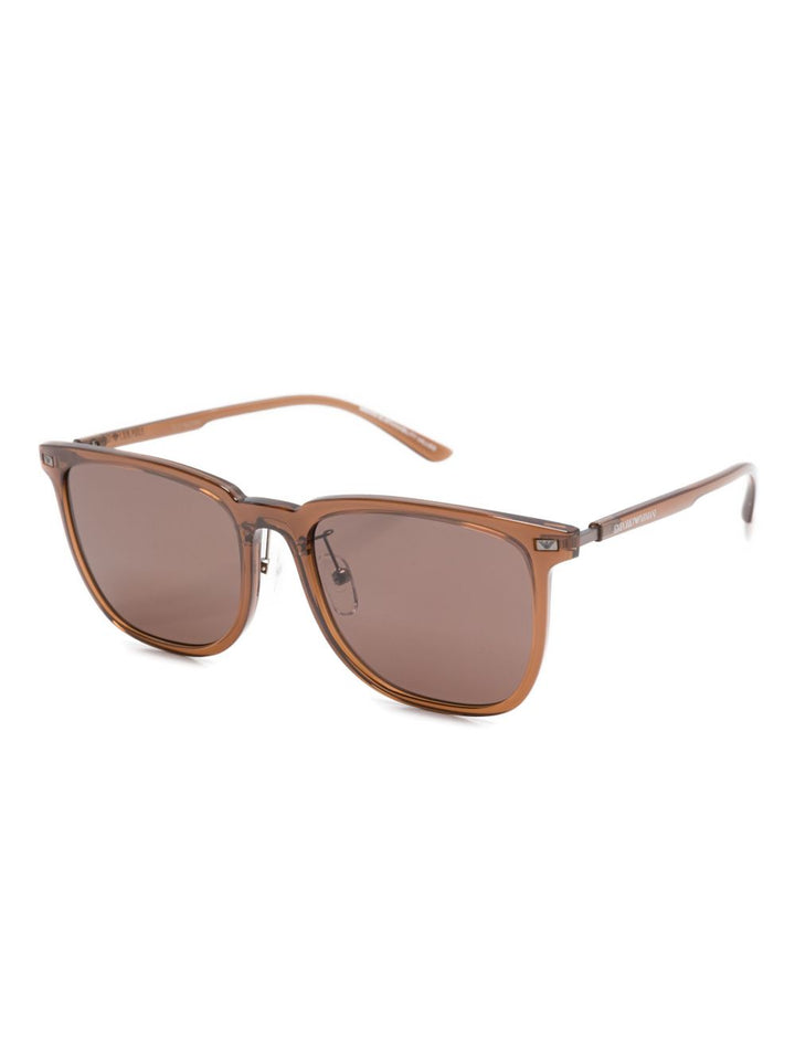 EMPORIO ARMANI Stylish Square Frame Tinted Sunglasses for Men