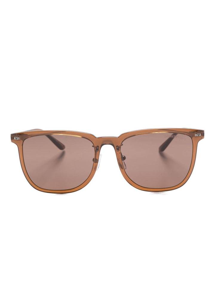 EMPORIO ARMANI Stylish Square Frame Tinted Sunglasses for Men