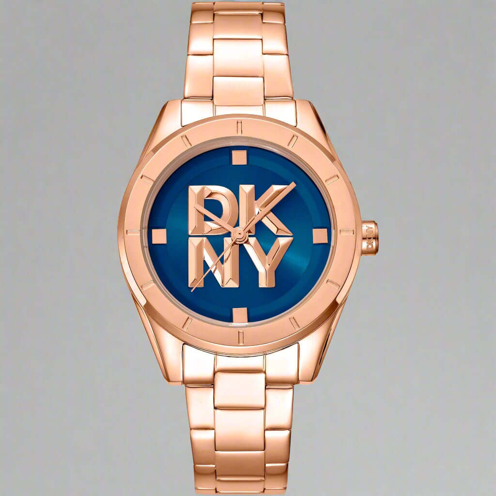 Assorted DKNY watches in various styles and finishes