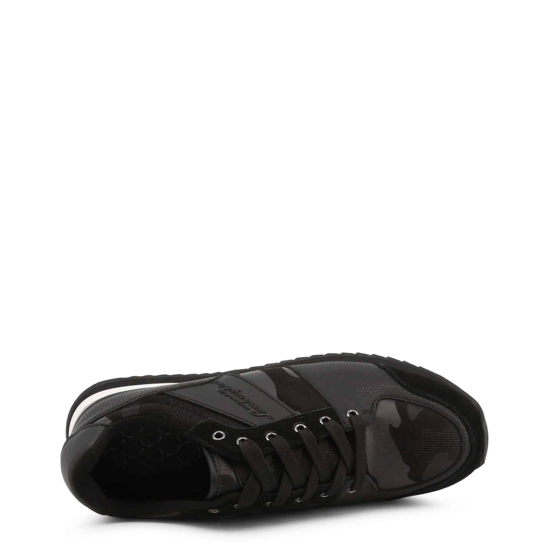 Lamborghini men's black low top Sneakers