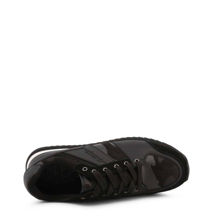 Lamborghini men's black low top Sneakers