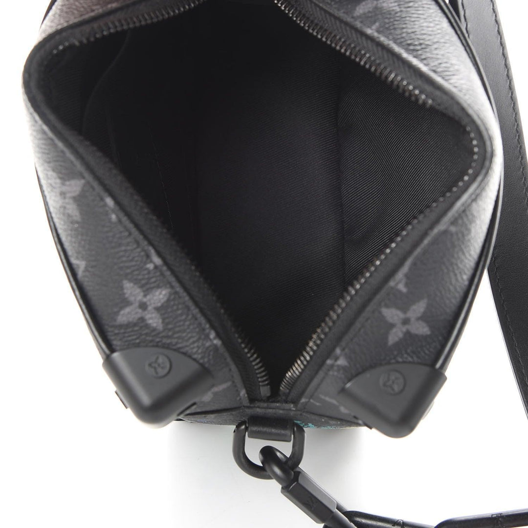 Louis Vuitton Monogram Eclipse Flower Print Mini Soft Trunk Women&