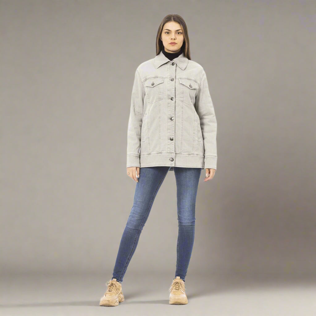 Jacob Cohen women's grey button up Jackets