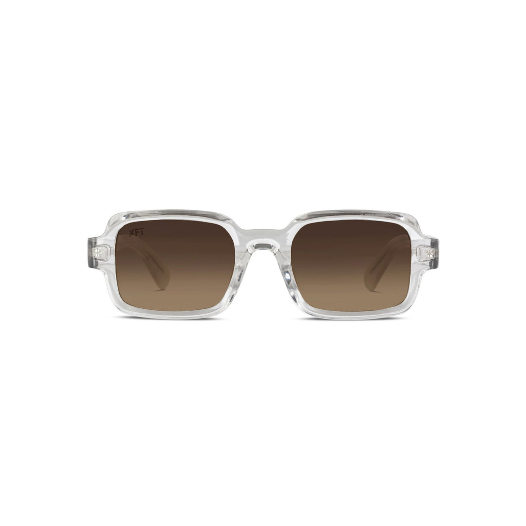 X Frame Therapy unisex brown tinted UV3 Sunglasses