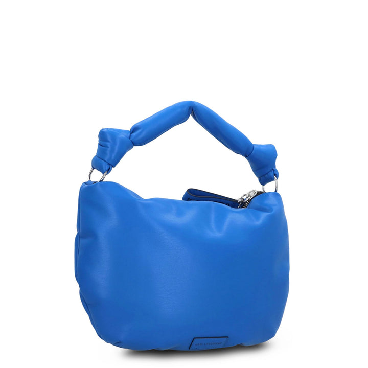 Blue handbag single handle