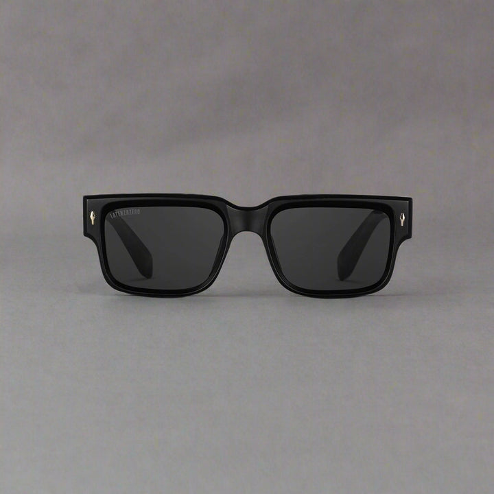 Black stylish Italian designed affordable sunglasses with UV protection.