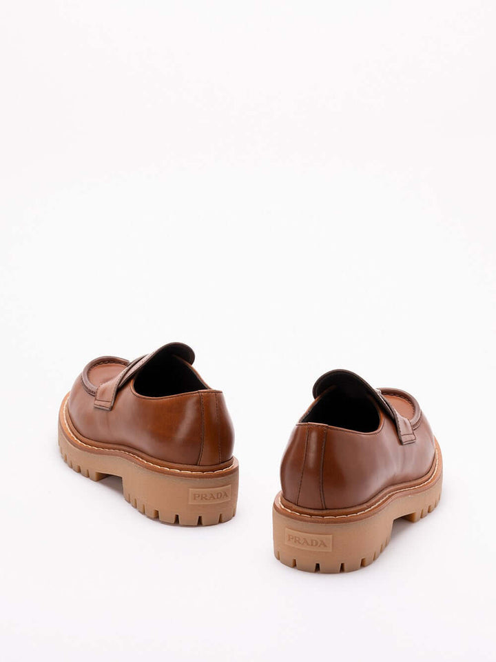 Prada Men Leather Loafers