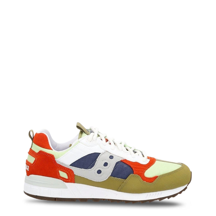 Saucony unisex orange green low top suede Sneakers
