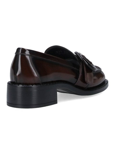 Prada Women Calf Leather Loafers