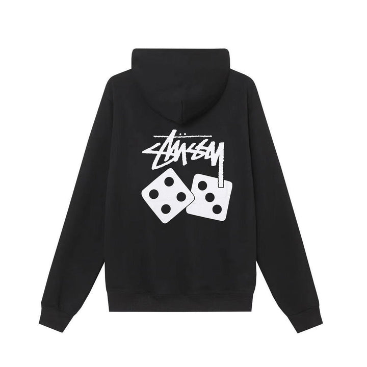 Stussy Dice Hoodie Size Small Black