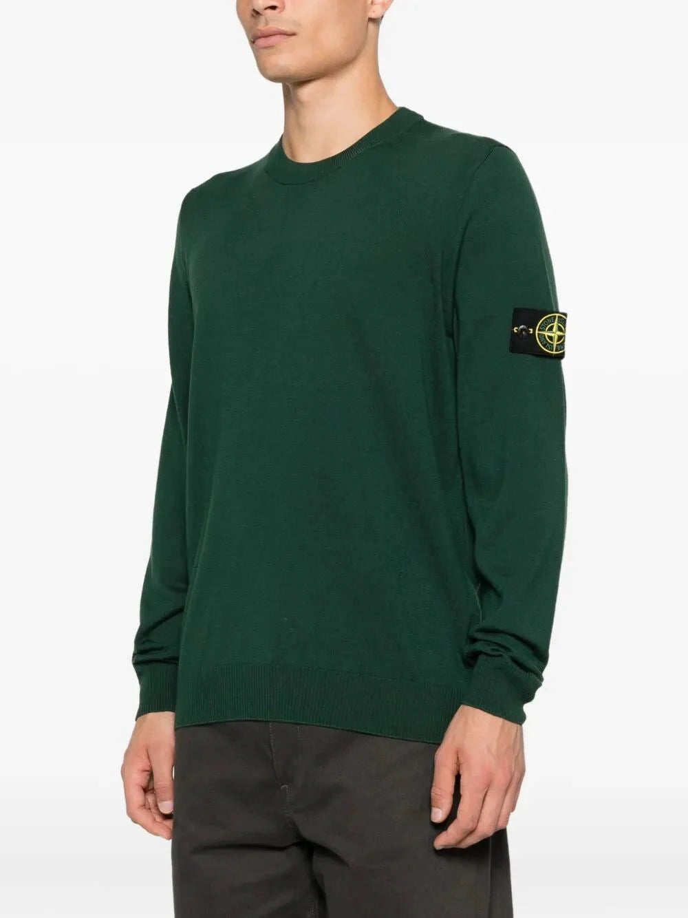 Stone Island Men `Light Rws Pure Wool` Crew-Neck
