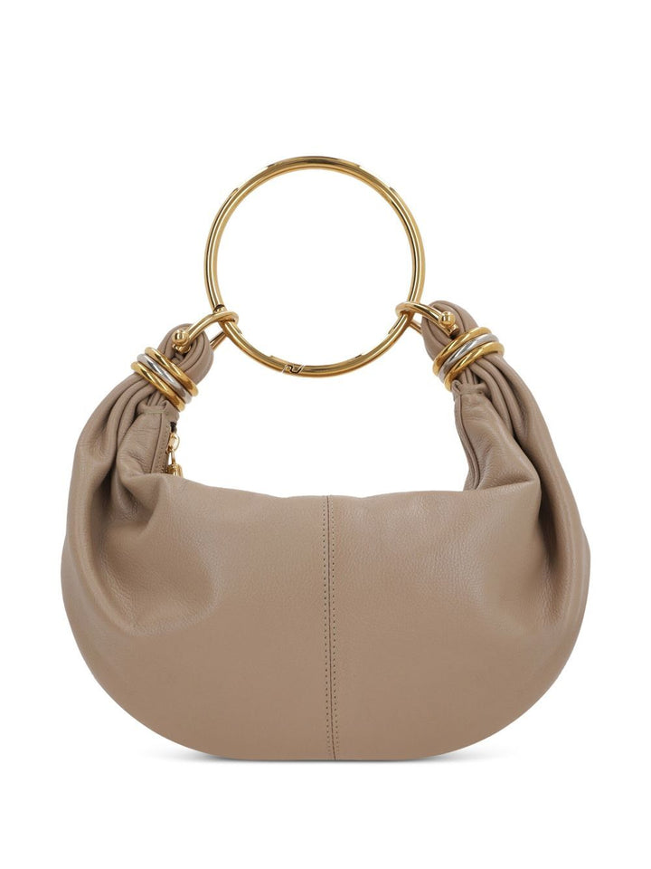 Chloe Women Small Bracelet Hobo Bag In Grained Leather
