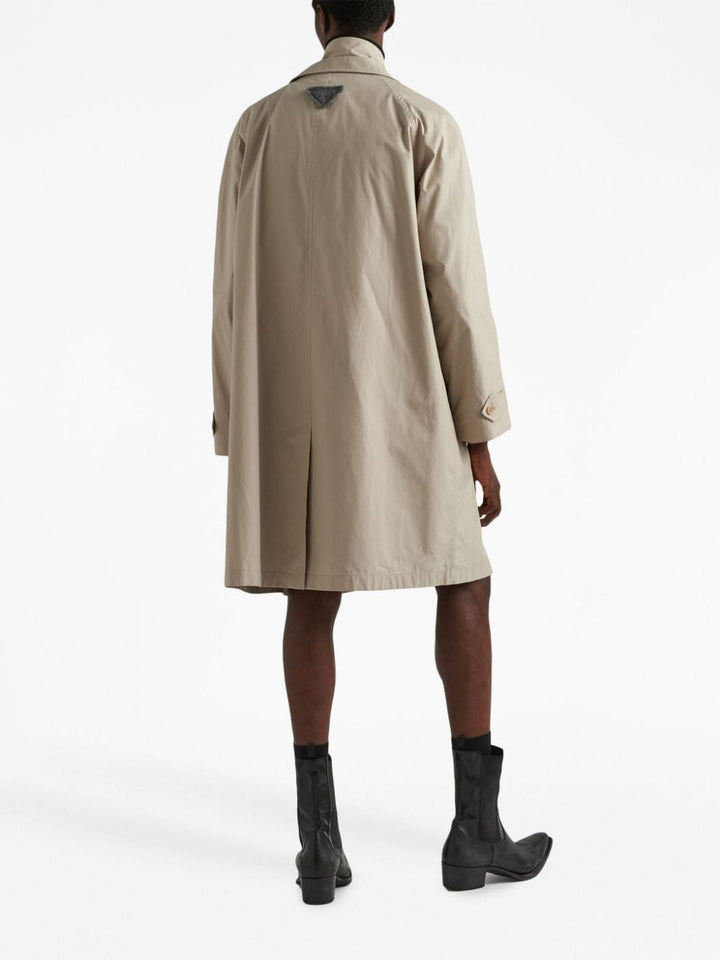 Prada Men Cotton-Blend Overcoat