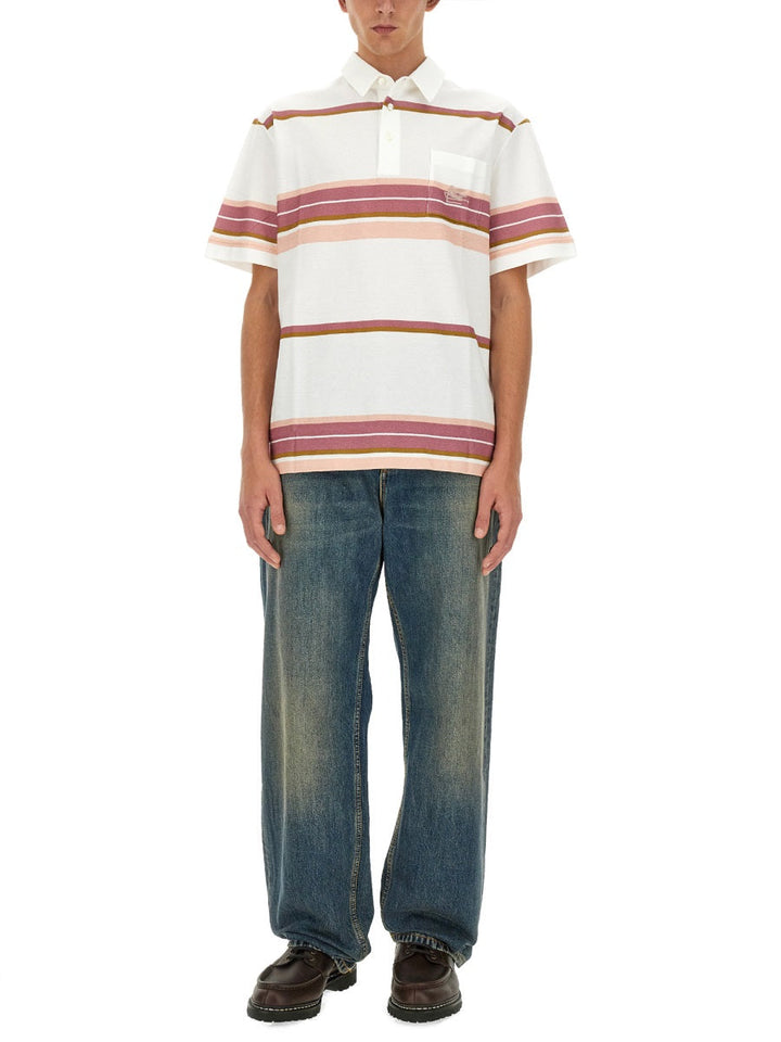 Etro Men Polo Shirt With Pegasus Embroidery