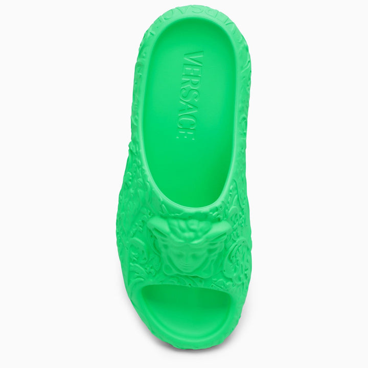 Versace Medusa Dimension Lime Slide