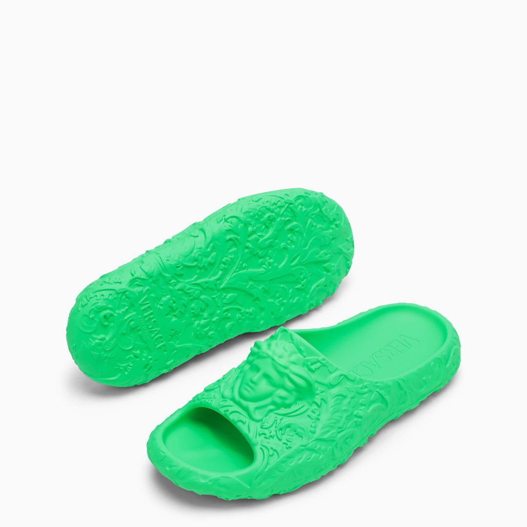 Versace Medusa Dimension Lime Slide