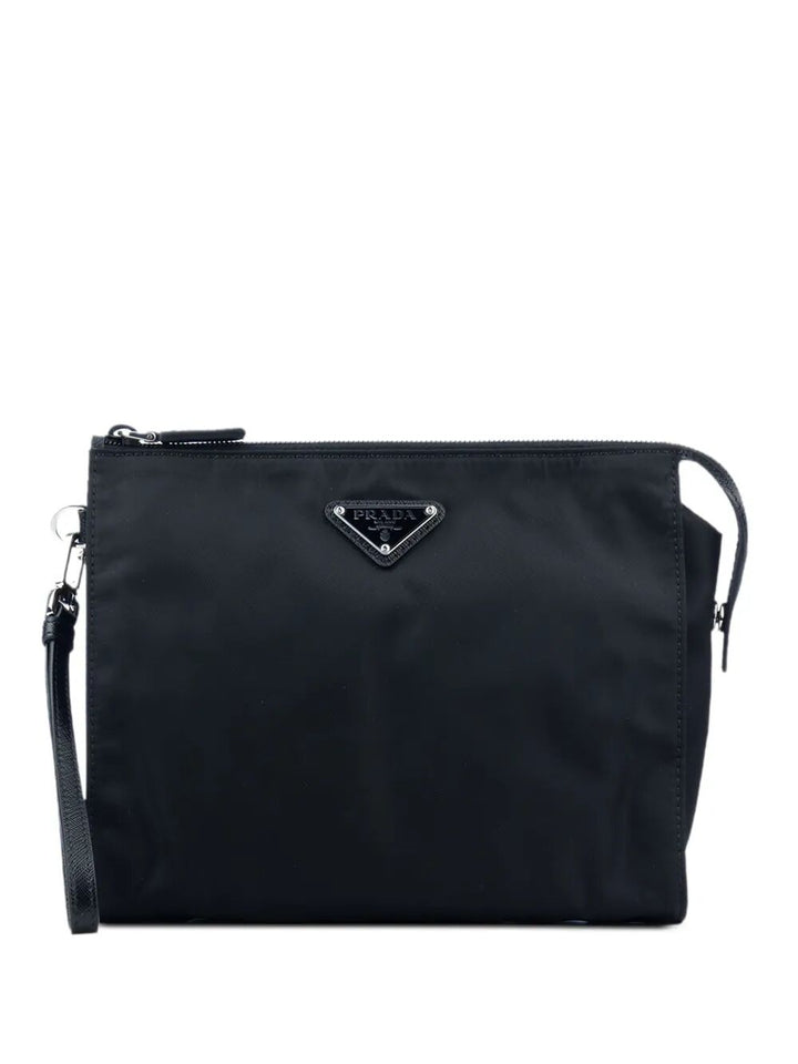 Prada Men Re-Nylon And Saffiano Leather Necessaire