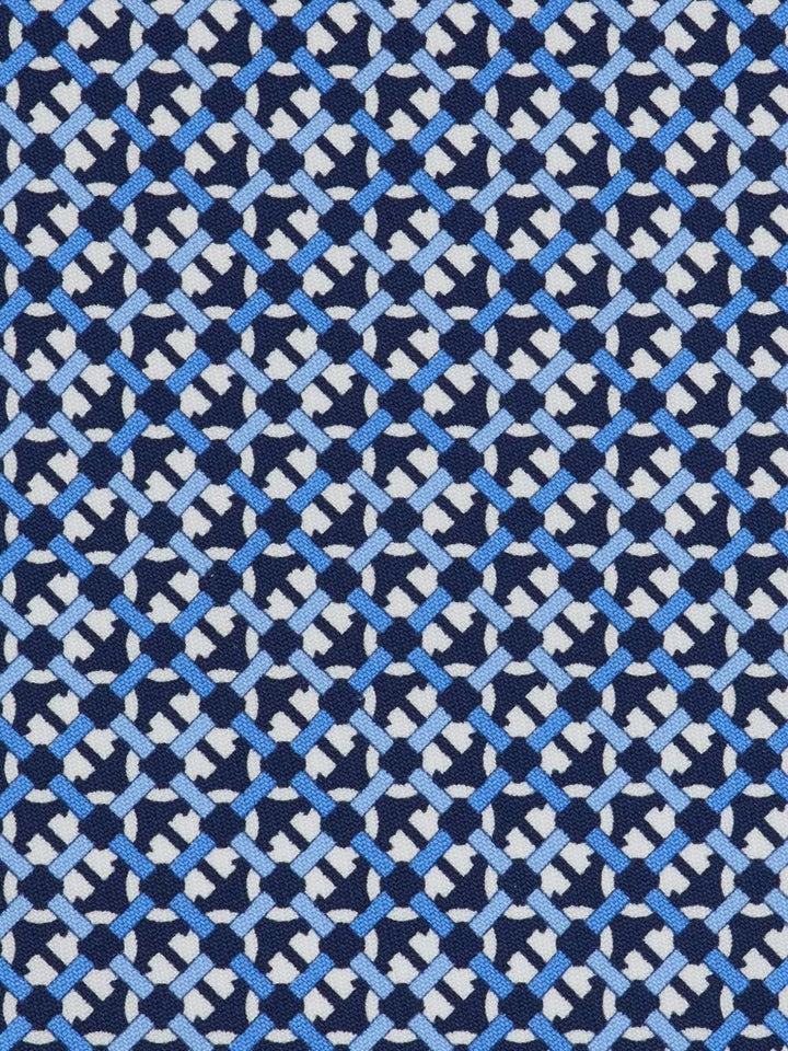 Ferragamo Men Anteo Gancini Print Silk Tie