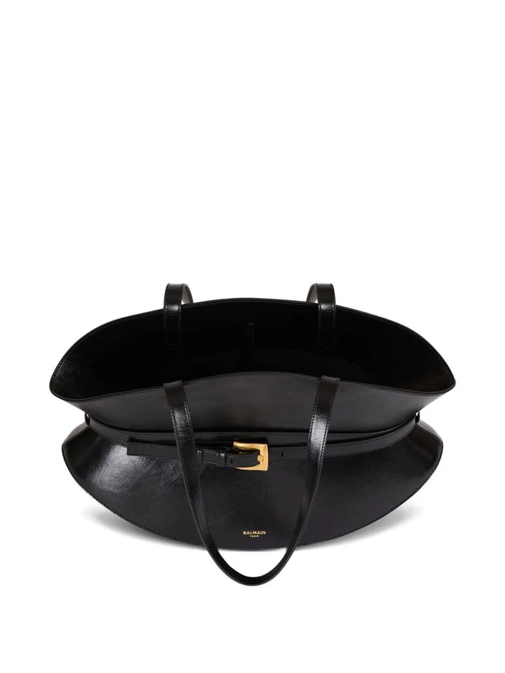 Balmain Women "Shuffle" Medium Calfskin Bag