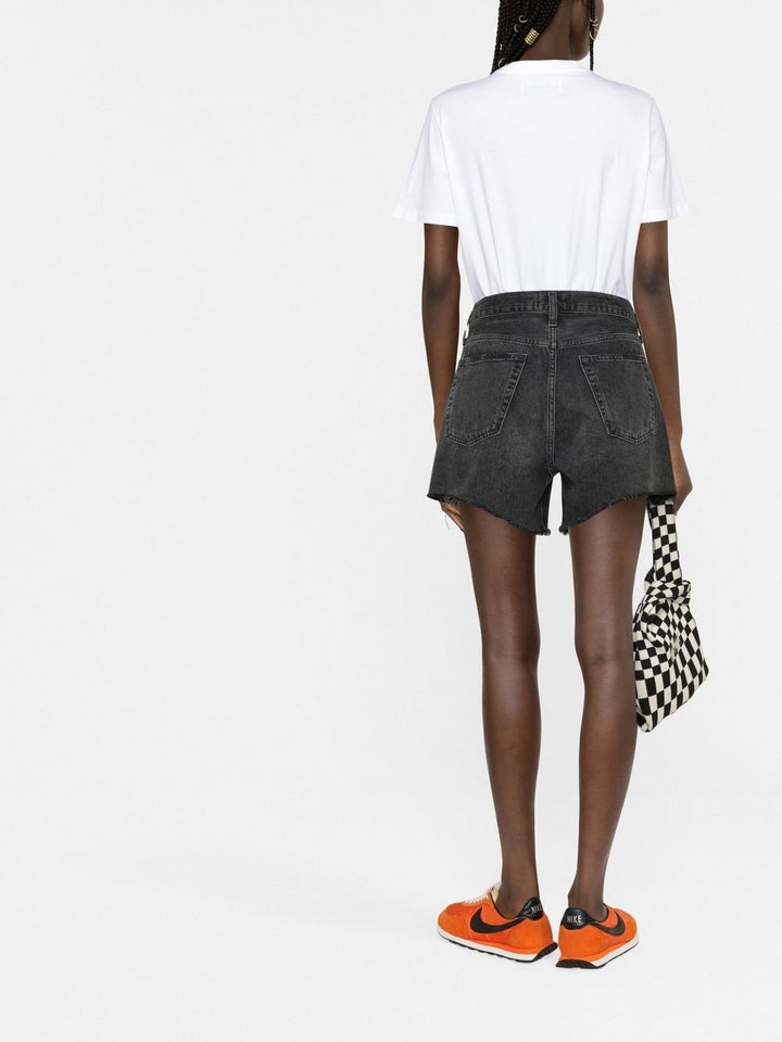 Golden Goose Women Star Collection T-Shirt With Glittered Star On The Front