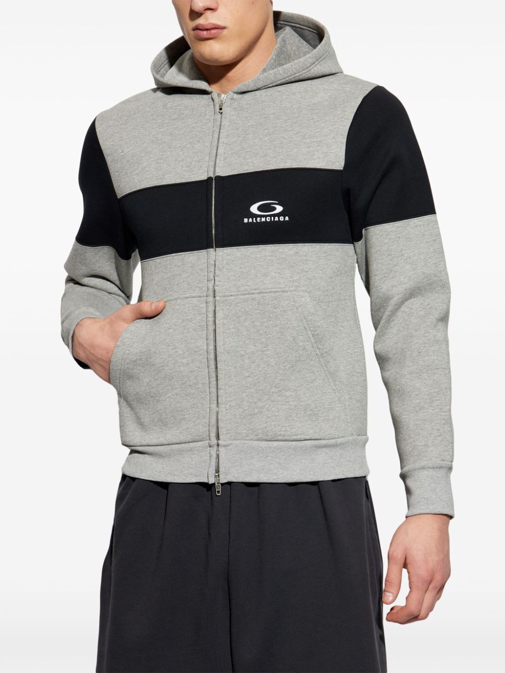 Balenciaga Men Loop Sports Icon Hoodie
