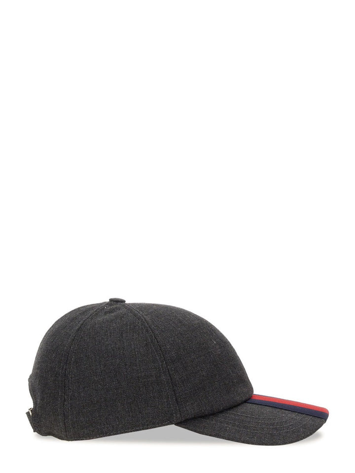 Gucci Men Baseball Hat With Web Band