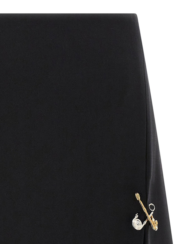 Versace Women 'Safety Pin' Skirt