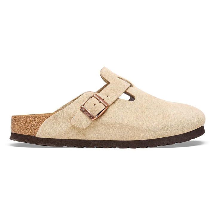 Birkenstock Boston Suede Embossed Clogs - Medium/Narrow