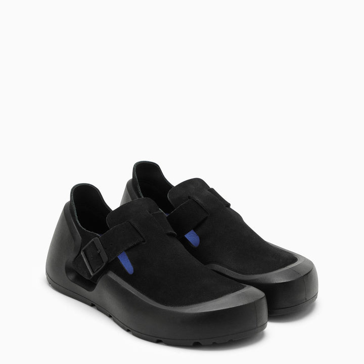 Birkenstock Reykjavik Black Nubuck Leather Shoe