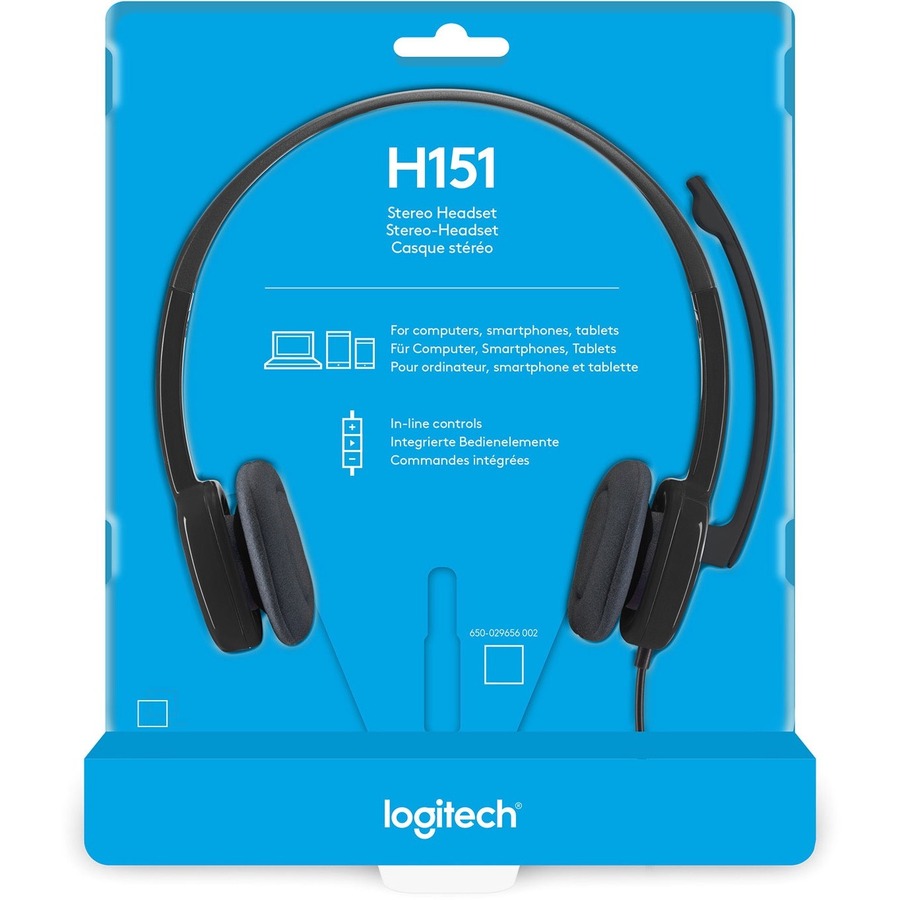 IN STOCK! Logitech H151 Stereo Headset