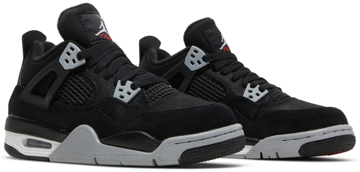 Air Jordan 4 Retro Black Canvas (GS)