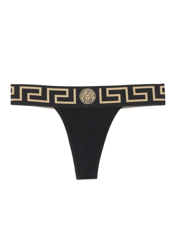 Versace Women Thong With Greek
